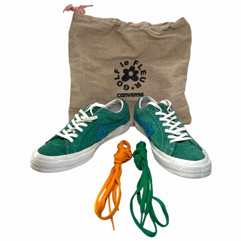 Converse Golf Le Fleur One Star Jolly Green Tyler the Creator 160322C 8.5/10.5